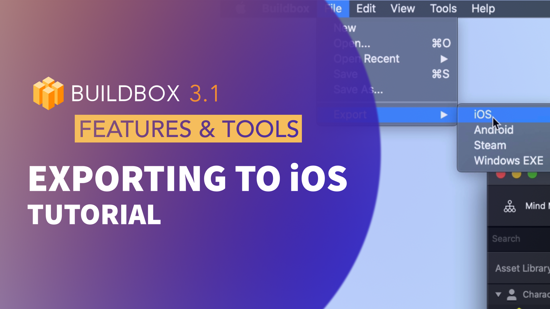 Exporting to iOS