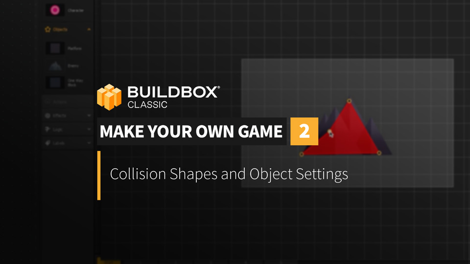 Collision Shapes and Object Settings