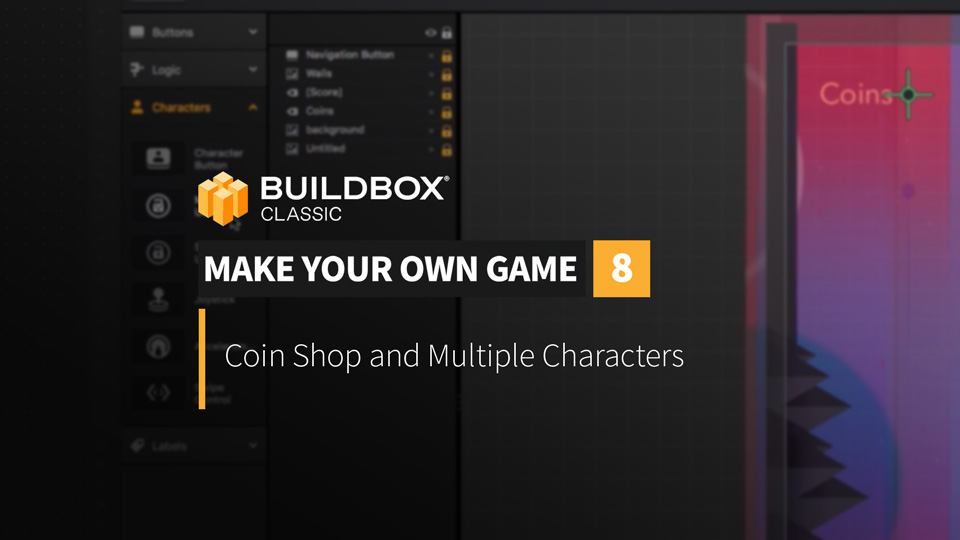 Coin Shop and Multiple Characters