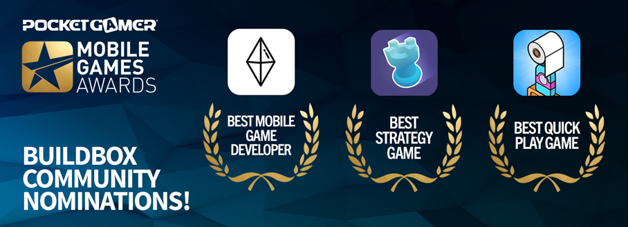 Pocket Gamer Awards Buildbox Community