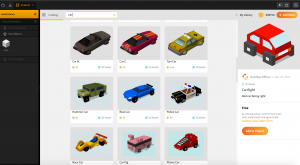game art 3D models cars