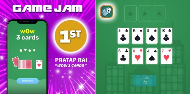 Game Jam Winner - Wow 3 Cards